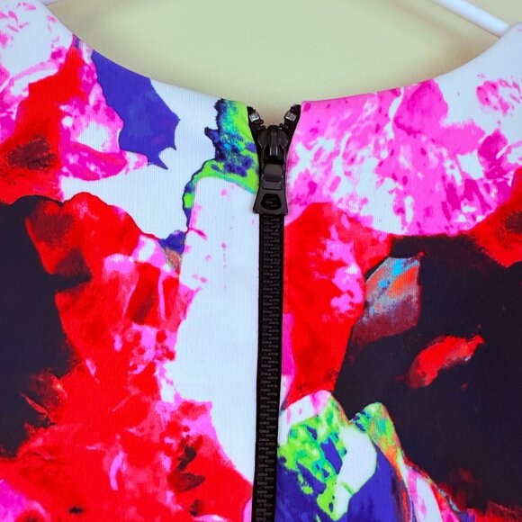 MILLY for DesigNation Floral Fit & Flare Dress Women’s 8 - Picture 4 of 10